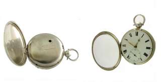 Mint Silver Fusee London Massey 5 Pocket Watch 1823  