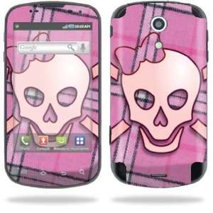   for Samsung Epic 4G Sprint Pink Bow Skull Cell Phones & Accessories