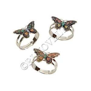  BUTTERFLY MOOD RINGS Toys & Games
