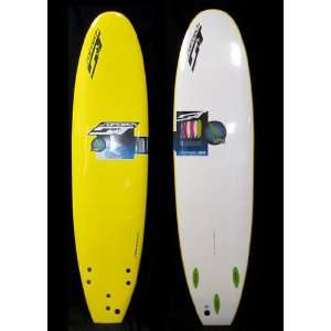  FCS Fluid Foils 9 SingleLongboard Surfboard Fin  Clear 