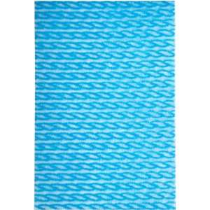Brawny Dine A Wipe 29408 Blue and White 1/4 Fold Foodservice Busing 