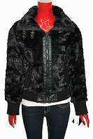 Womens Baby Phat Faux Fur Bomber Jacket  