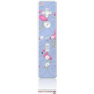  Wii Remote Controller Skin   Flamingos on Blue by 
