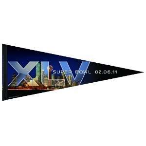  NFL Super Bowl 45 Generic Premium Quality Pennant 12 by 30 