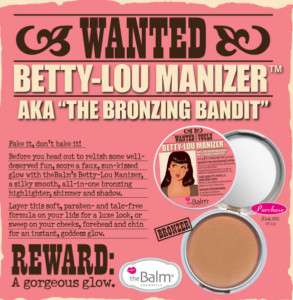 The Balm BETTY LOU MANIZER Bronzer Face & Eyes  