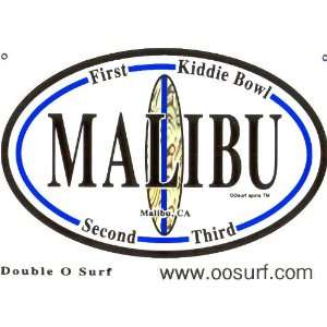  Malibu, California Vinyl Surfing Decal Bumper Sticker for 