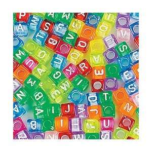    Bulk Plastic Awesome Alphabet Cube Beads (250) Toys & Games