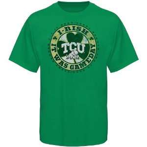 Texas Christian Horned Frogs Youth Kelly Green I rish Gameday T shirt 