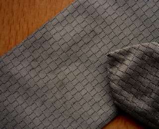 100% Auth BURBERRY Tie Weave Lt Brownish Gray England  