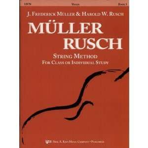  Muller/Rusch   String Method, Book 3   Violin   Kjos Music 