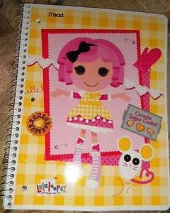   PAGE LINED NOTEBOOK W/SPIRAL EDGES. CRUMBS SUGAR COOKIE COVER  