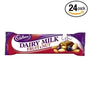 Cadbury Fruit & Nut , 3.53 Ounce Bar (Pack of 24)  Grocery 