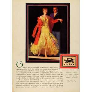  Body General Motors Barclay Automobile Dance Gown Couple Cadillac 
