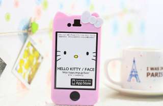 New Hello Kitty Cute Lovely hard Case Cover Character for iPhone 4 4S 