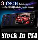new generation 3 touch screen in dash 1 din car stereo radio dvd 