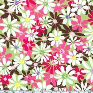  45 Wide Pink Ribbon Companions II Statement Daisies 