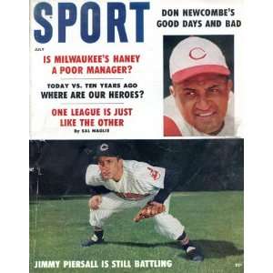  Don Newcombe / Jimmy Piersall Unsigned Sport July 1959 
