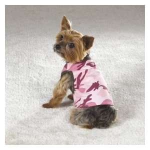  PINK   SMALL   Camo Style Doggy Tank Tops