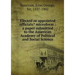 Elected or appointed officials? microform  a paper submitted to the 