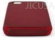 Apple iPHONE 4 4G Rubberized Hard Snap On Cover Case Red  