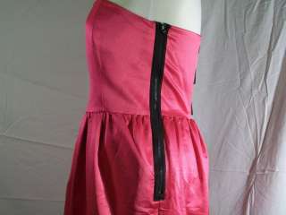   JONES APPAREL Bright Pink Strapless Dress Size 12 701643177738  