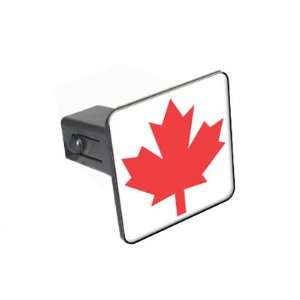 Canada Maple Leaf Flag   1 1/4 inch (1.25) Tow Trailer Hitch Cover 