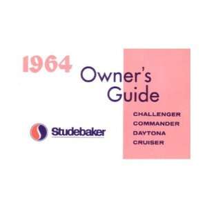  1964 STUDEBAKER COMMANDER CRUISER DAYTONA Owners Manual 