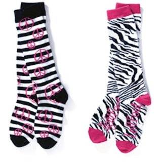   Fit2Win® Pro Dri Funky Knee High Socks Zebra Explore similar items