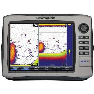  Lowrance HDS 10 Base Multifunction Fishfinder/Chartplotter 