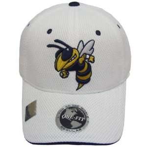   Georgia Tech Yellow Jackets White Elite One Fit Hat