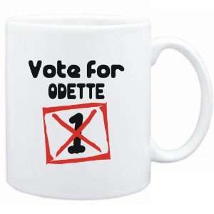  Mug White  Vote for Odette  Female Names Sports 