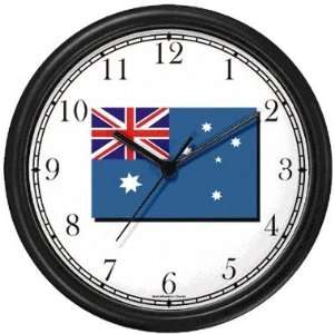  Flag of Australia Wall Clock by WatchBuddy Timepieces 