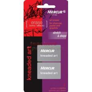 Kneaded Art Stretch & Shape Eraser, Mercur. 2 Erasers per 