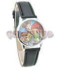 brand new toy story woody buzz leather wrist strap watch qt1127 