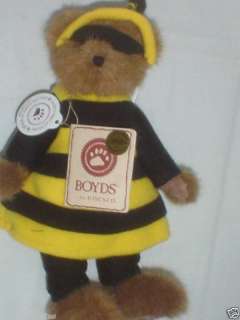 new Boyds Bear Longaberger Bee Boys BUZZY BEEBOY  