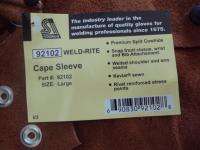 Steiner   Cape Sleeve   Weld Rite Premium Brown Split Cowhide   Large 