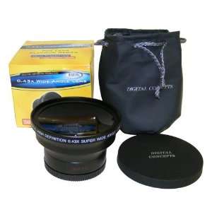  0.43 WIDE ANGLE LENS FOR CANON XL1 XL1S with 72mm on the 
