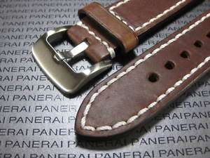 24mm NEW COW LEATHER STRAP BAND for PANERAI 24 mm DB  