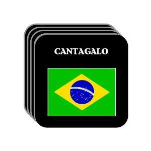  Brazil   CANTAGALO Set of 4 Mini Mousepad Coasters 