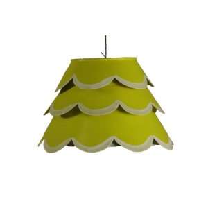  Chartreuse Flounce Chandelier Shade