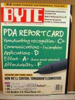 BYTE Magazine October 1993 Vol 18 No 11 PDA Report Card  