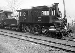 Inspection Engine DL & W Railroad Train photo c 1900  