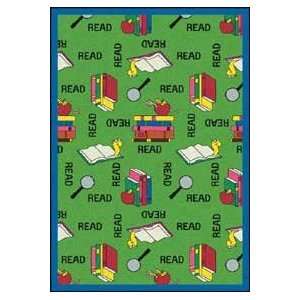  Joy Carpets Educational Bookworm 1419 Green Kids Room 3 