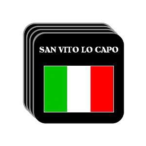  Italy   SAN VITO LO CAPO Set of 4 Mini Mousepad Coasters 