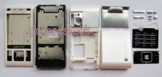 White Full Housing Cover For Sony Ericsson C905 C905i  