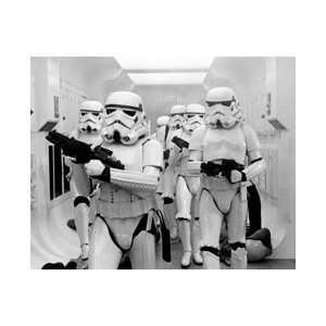  Star Wars ANH Stormtroopers Patrol Black and White Print 