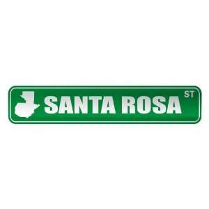     SANTA ROSA ST  STREET SIGN CITY GUATEMALA