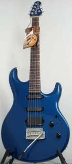 NEW Ernie Ball MusicMan Luke Guitar w Case Blue Pearl  