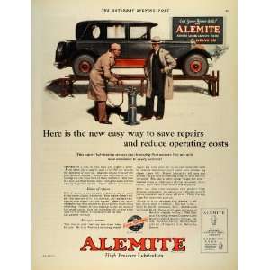   Car Automobile Repair Drive In   Original Print Ad