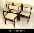 Four Danish Modern Teak/Uphol​stered D.R. Chairs (4442)r